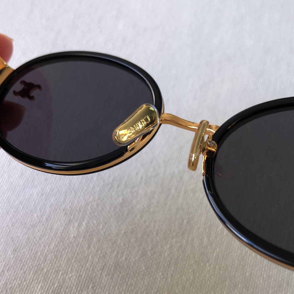 Celine Black and Gold Sunglasses MK - Picture 7 of 10